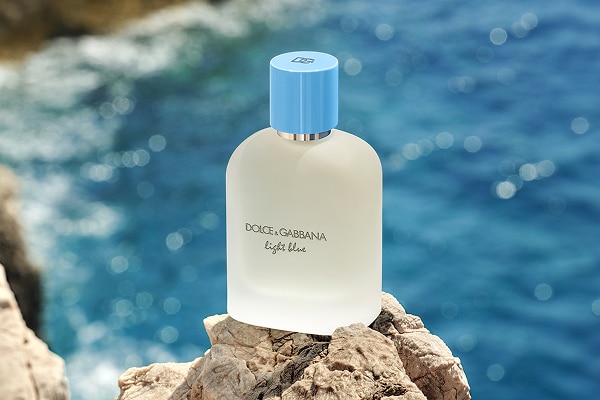 Bottle shot on rocks